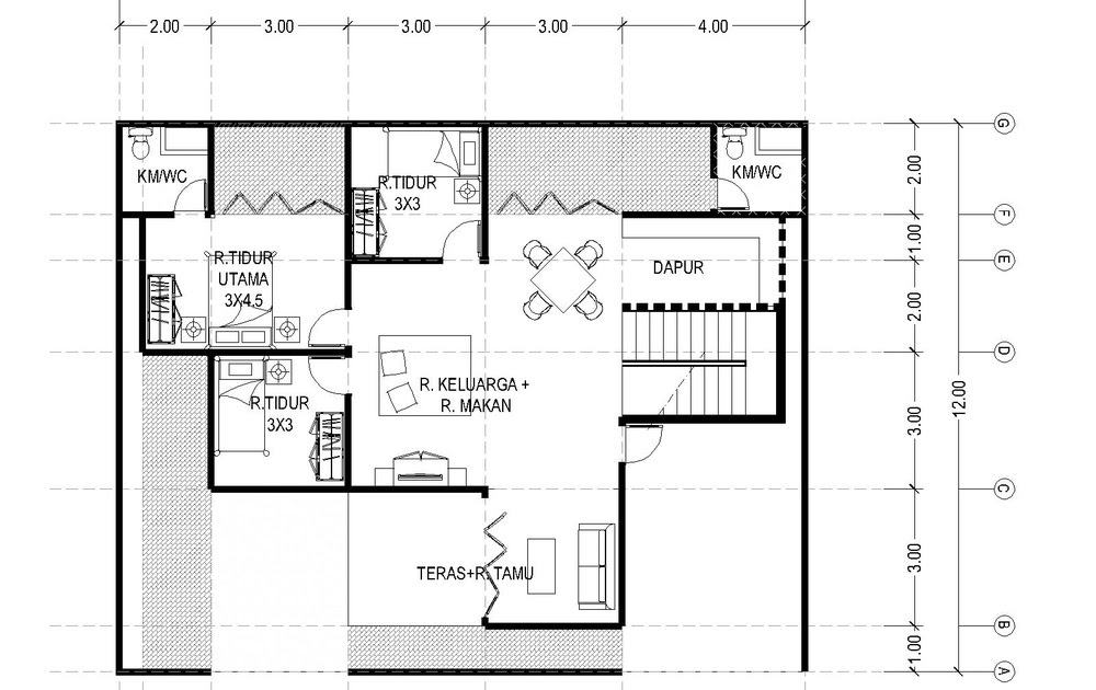 Gambar Desain  Rumah  Ukuran 12x15 Di Hook 3d Rumah  408