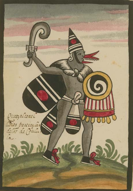 Quetzalcóatl en el Códice Tovar, manuscrito posterior a la conquista. (Dominio público)