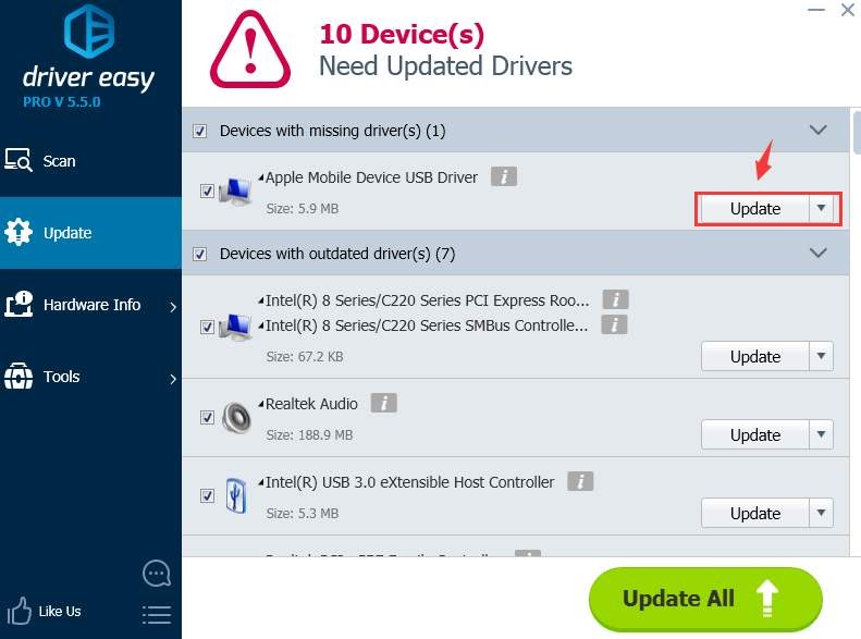 download apple mobile device usb driver