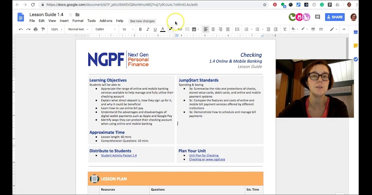 Ngpf Activity Bank Taxes Completing A 1040 Answer Key ...
