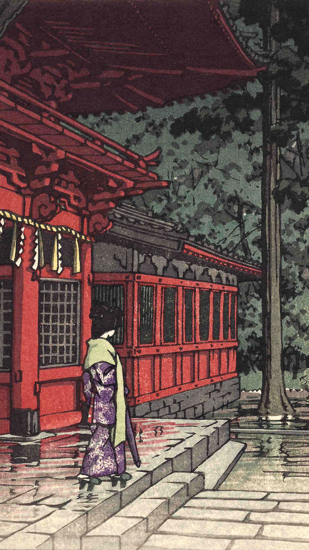 無料ダウンロード 壁紙 神社 Iphone 壁紙 神社 イラスト