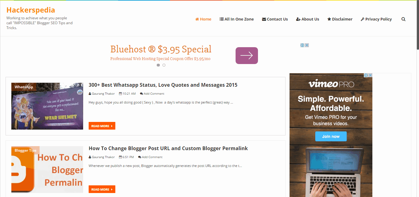 snow white reponsive blogger template