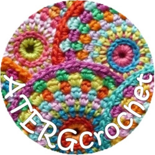 colorful crochet pdf patterns + crochet 'made by me' by ATERGcrochet