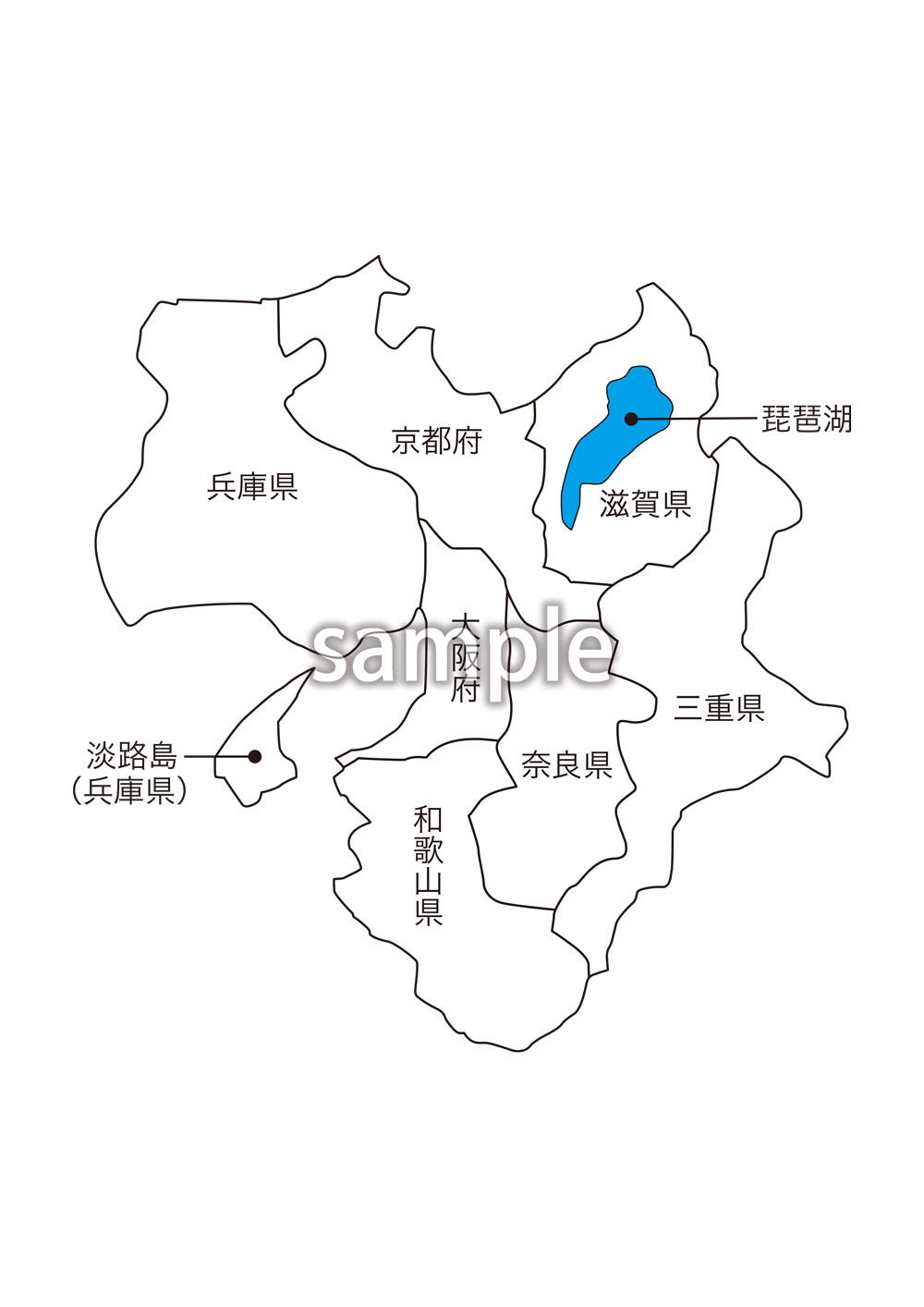 近畿 地図 イラスト イラストが最高です