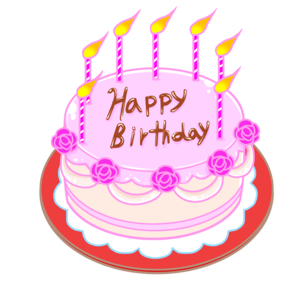 動物画像無料 上ケーキ イラスト かわいい 誕生日