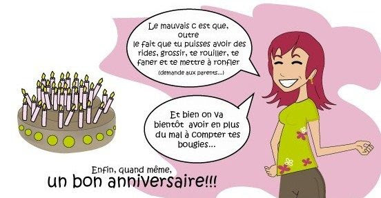 Anniversaire Remerciement Humour