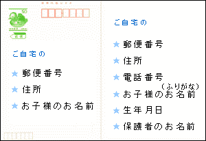 Japan Image 懸賞 はがき 書き方