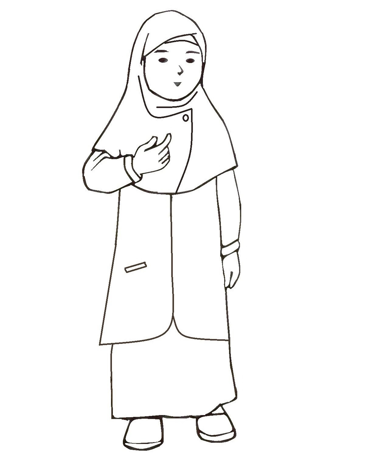 Gambar Kartun Muslimah Memegang Kamera Gambar Kartun