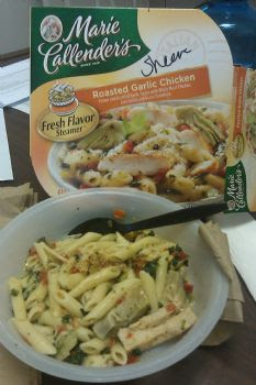 I can always count on this grilled chicken alfredo. Frozen Lunch Review Marie Callender S Roasted Garlic Chicken