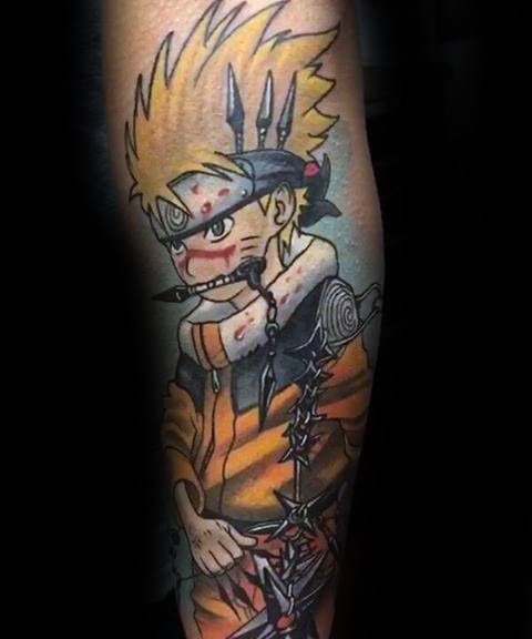 Wow 30 Gambar Tato  Kartun  Naruto  Gambar Kartun 