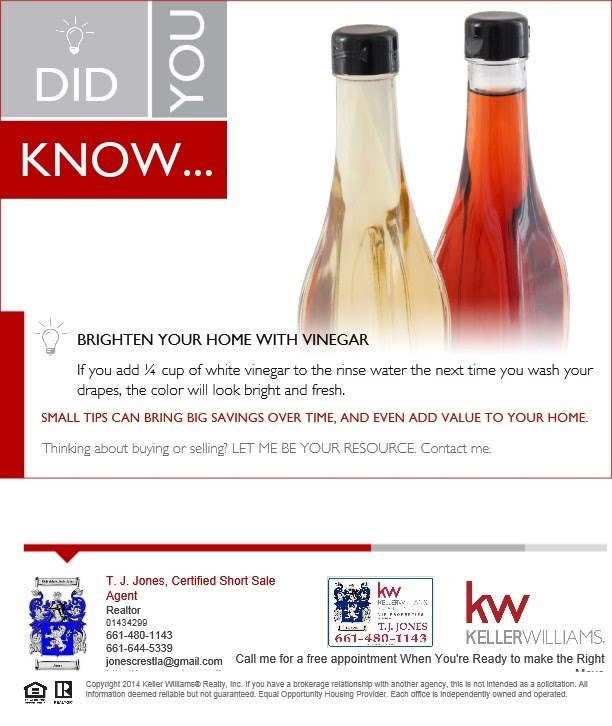 Did You Know? Brighten Your Home with Vinegar