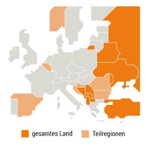 Risikogebiete Karte Europa