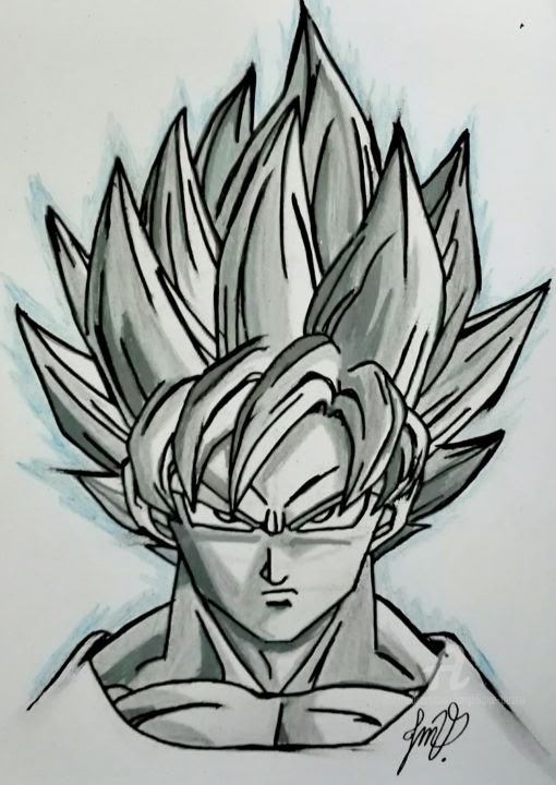 Top Baru Dessin Goku Ssjb Facile, Motif Terbaru!