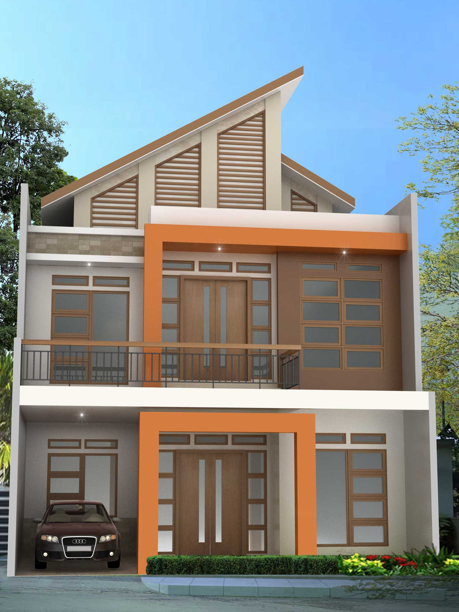 Desain Rumah Arsitek 77 Kota Bogor Jawa Barat Wulan Tugas