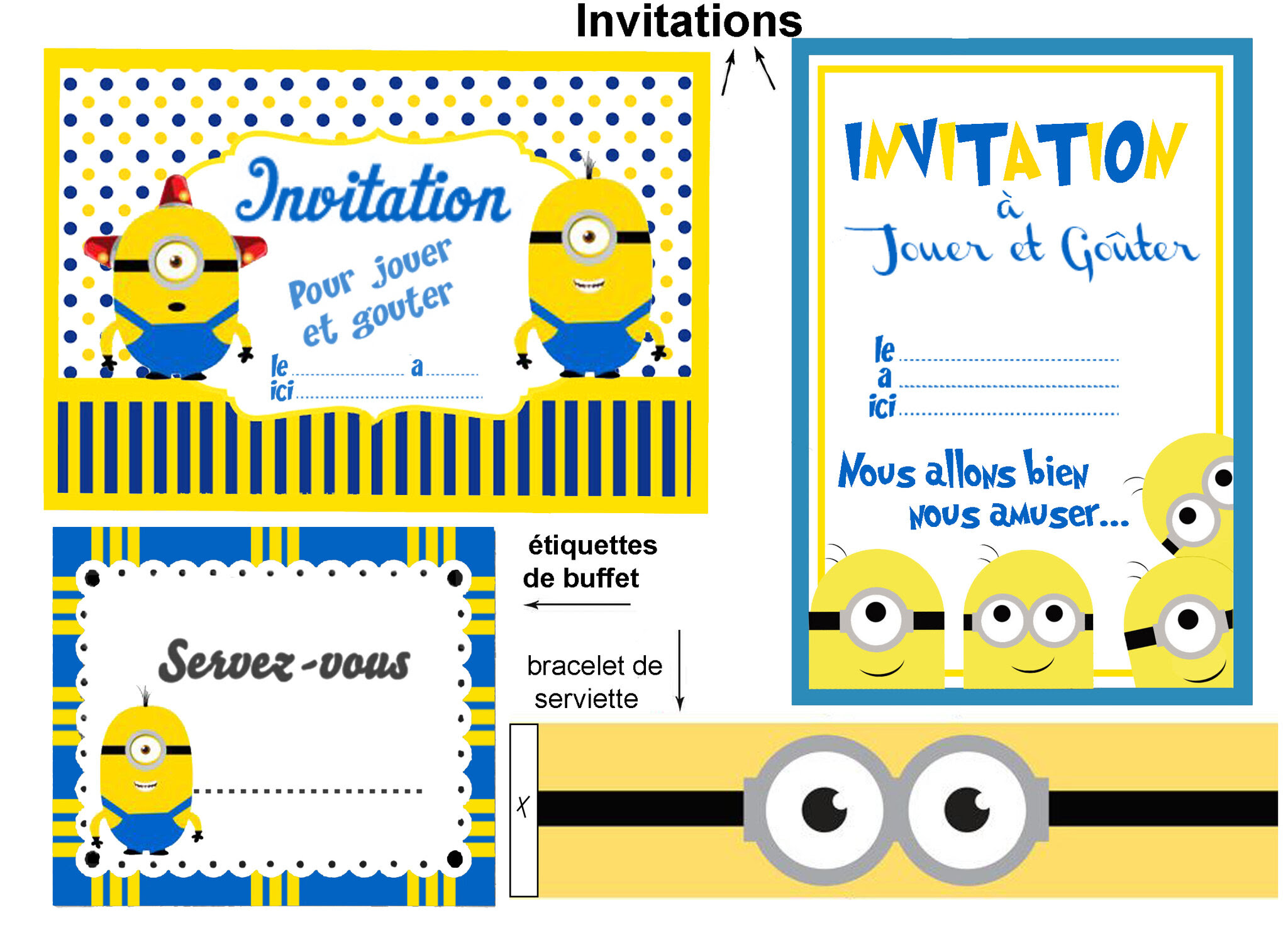 Carte Invitation Anniversaire Mignon Nanaryuliaortega Site