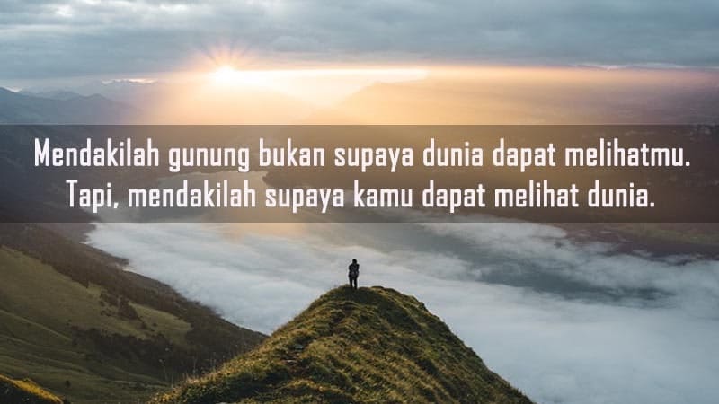 17+ Kata Kata Buat Alam Yang Indah