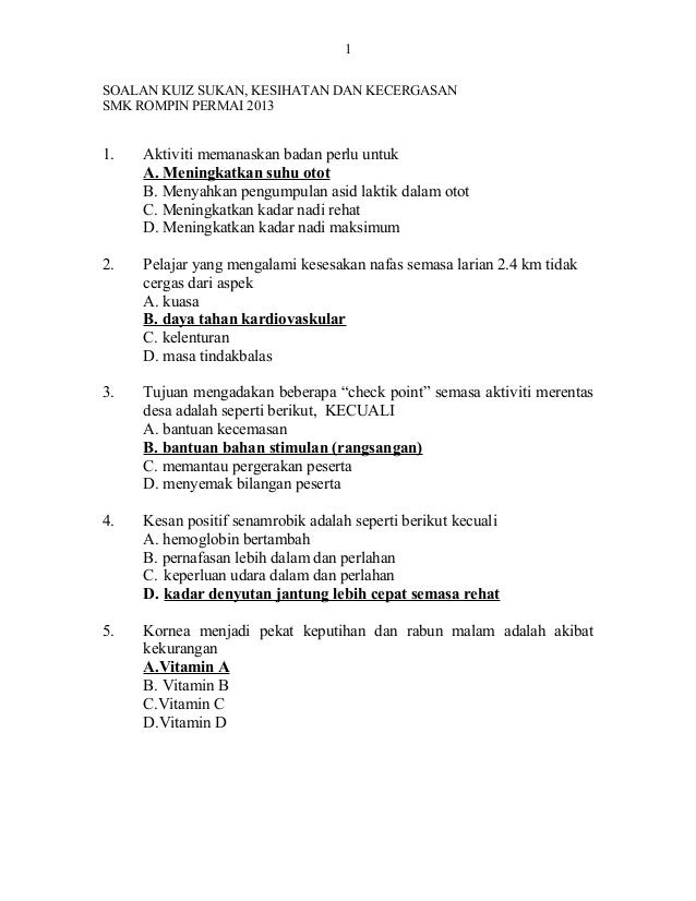 Contoh Soalan Kuiz Sejarah Sekolah Rendah - Soalan o