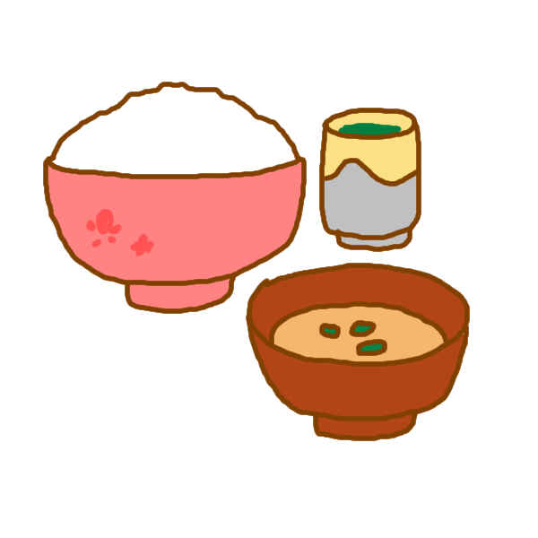 無料イラスト画像 綺麗なご飯 の イラスト