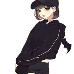 Kasword パーカー かっこいい かわいい 女の子 イラスト