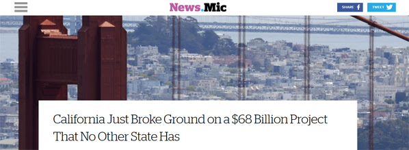 California Just Broke Ground...