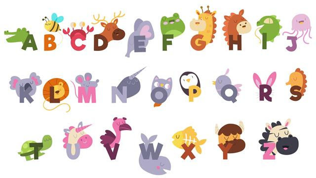 Male die 3 niedlichen tiere in farben deiner wahl an. Kids N Fun De 26 Ausmalbilder Von Alphabet Tiere