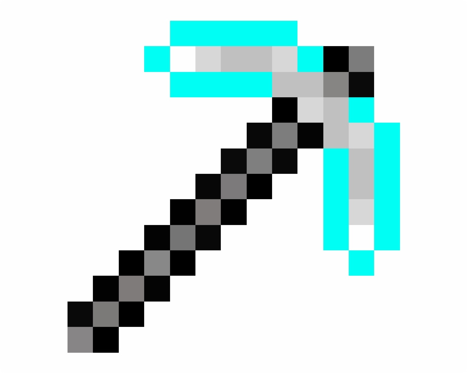 How To Draw A Minecraft Diamond Sword