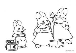 Unique Max and Ruby Thanksgiving Coloring Pages - uColoring