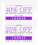 Jabong : Upto 80% off + extra 40% off on Rs.1999 