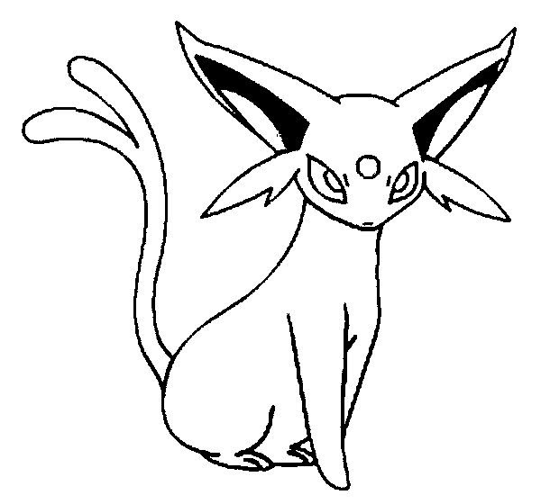 Download Pokemon Espeon And Sylveon Together Coloring Pages - Dejanato