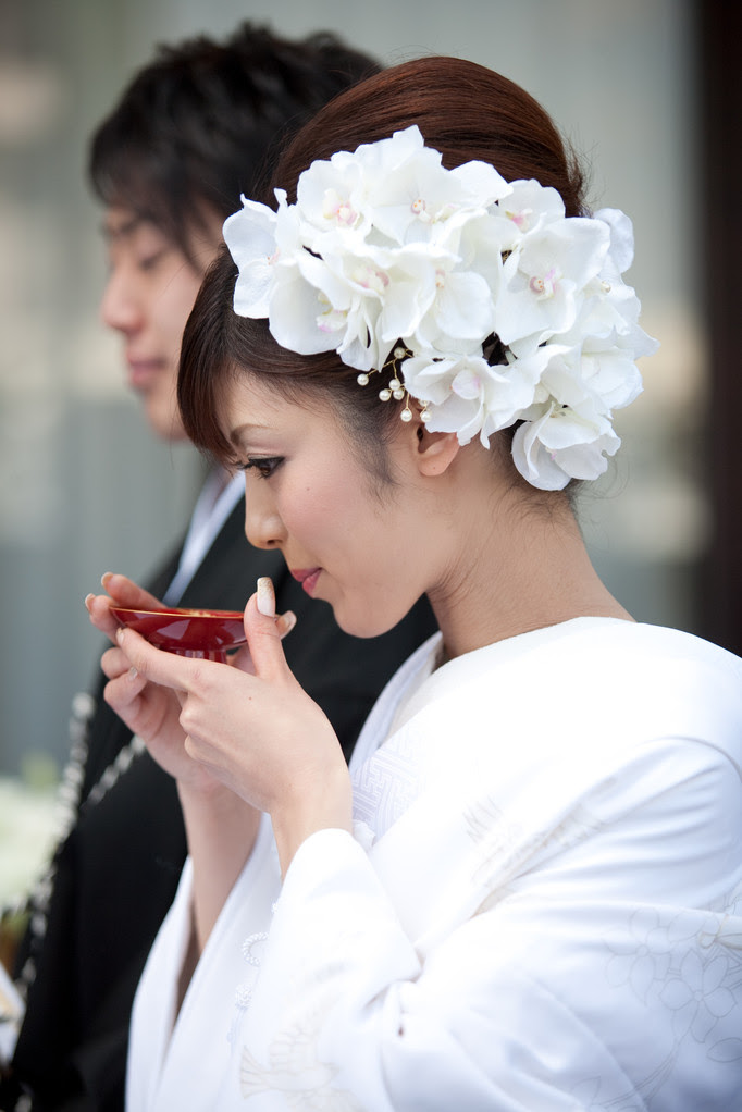 ロイヤリティフリー 結婚式 髪型 生花 ヘアスタイルギャラリー