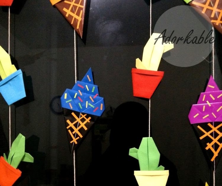 Kreasi Hiasan  Kelas  Tk  Dari  Kertas  Origami  Temukan Contoh