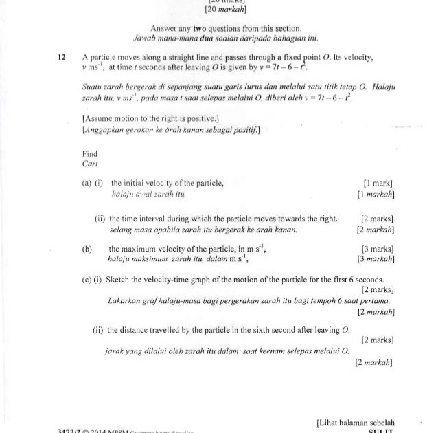 Soalan Add Math Dan Skema Jawapan Tingkatan 4 - Setelan e