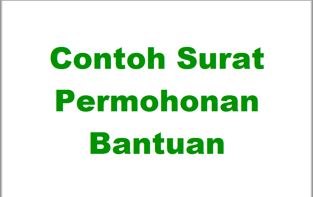 Contoh Surat Rasmi Permohonan Menjadi Pembekal - Ajaran f