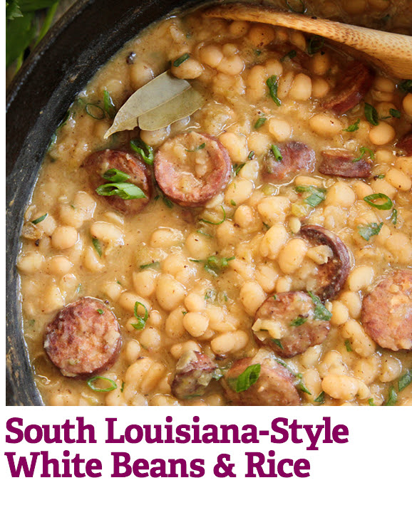 South Louisiana-Style White Beans & Rice