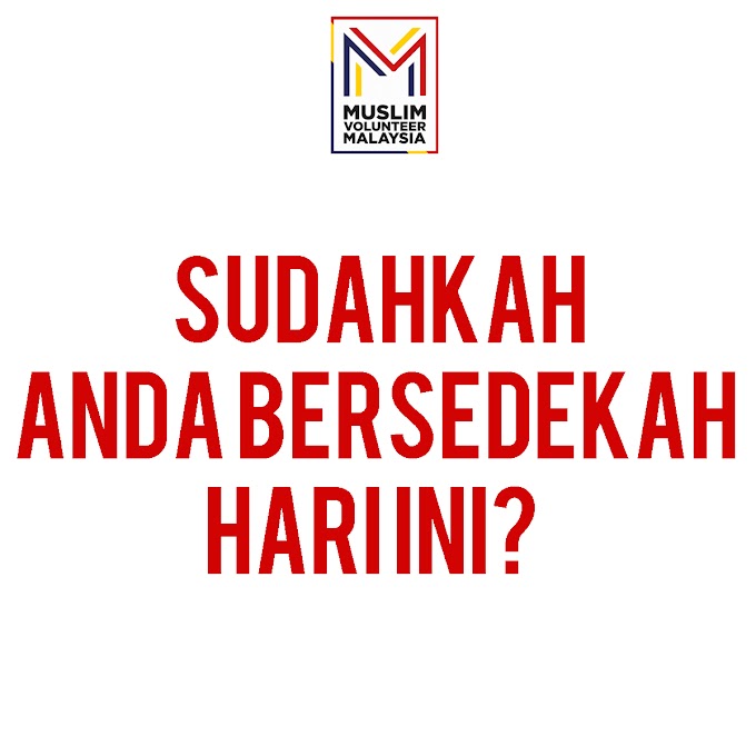 Sudahkah Anda Bersedekah Hari Ini ? 