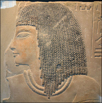 In public, they wore wigs. Hairstyles Wigs Facial Hair And Hair Care In Ancient Egypt Facts And Details