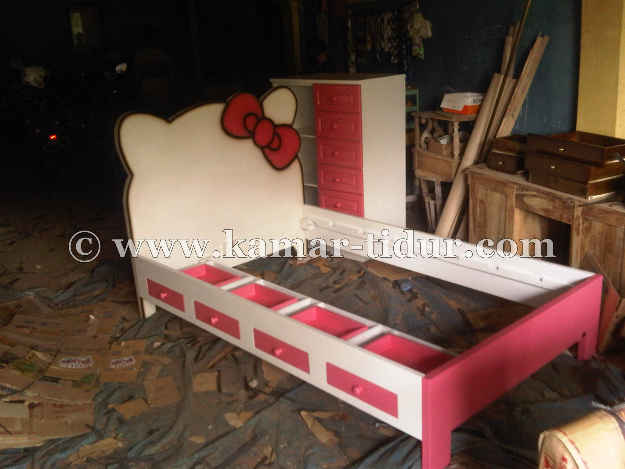 Desain Kamar Tidur Bertema Hello Kitty Sobat Interior Rumah