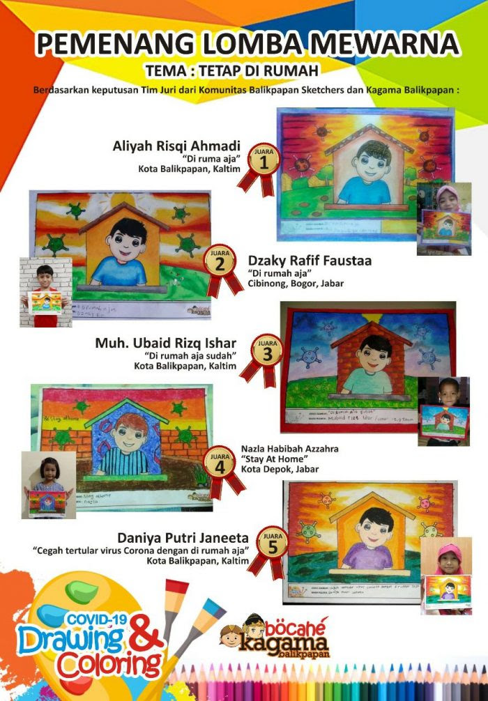 Kumpulan gambar mewarnai yang menarik dan bagus untuk anak tk dan paud dari gambar hewan kami susun menjadi beberapa tema seperti rumah, tokoh kartun, mewarnai orang dan yang lain kami sudah menyajikan beberapa gambar untuk mewarnai dengan tema hello kitty yang dapat anda. Aksi Kagama Balikpapan Tanamkan Kreativitas Anak Di Masa Pandemi Kagama Co Majalah Kagama Online