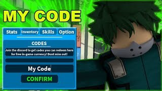 Boku No Hero Roblox Codes Roblox Free Merch - codes roblox boku no hero
