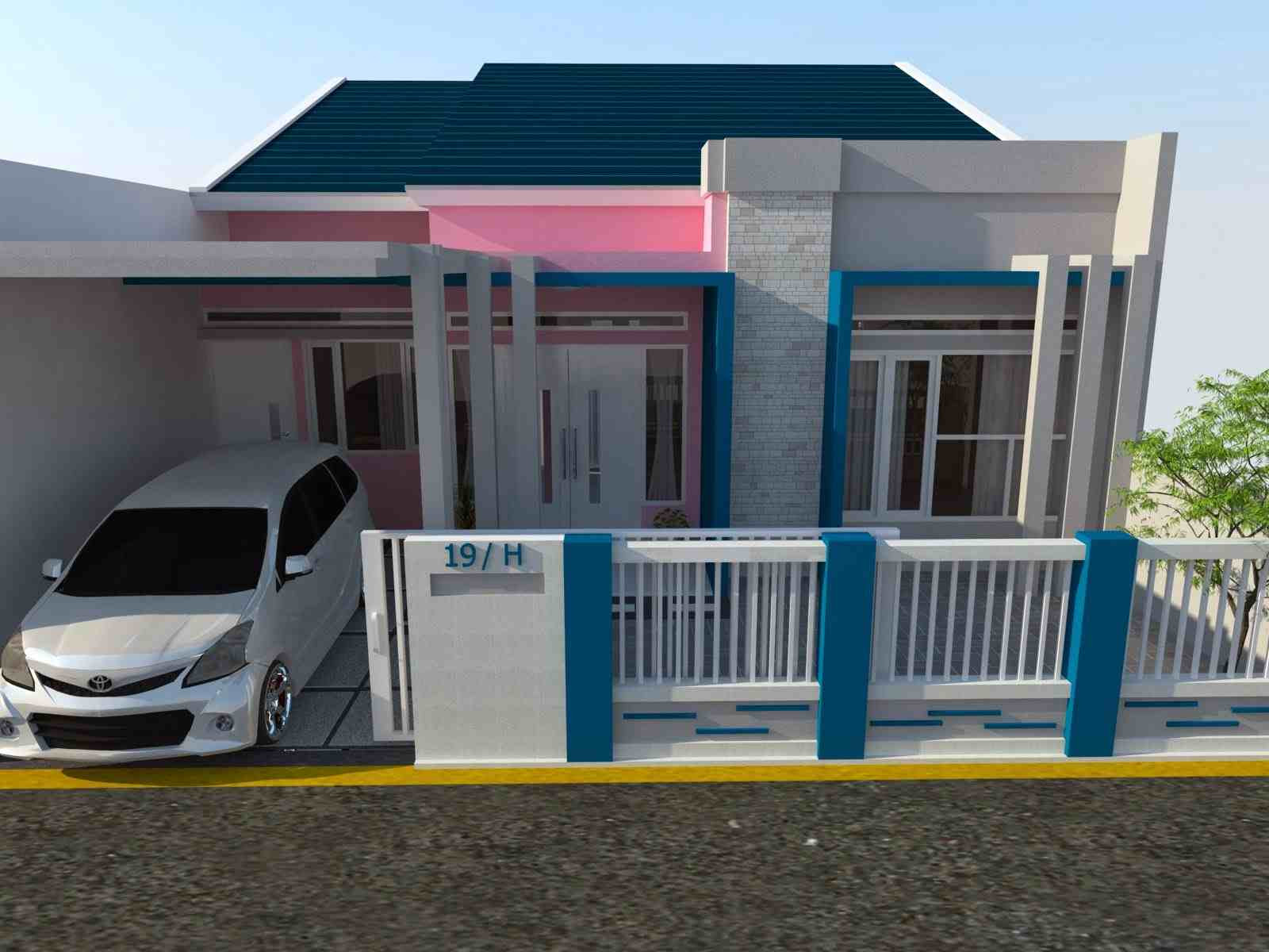 65 Desain Rumah Minimalis Warna Biru Desain Rumah Minimalis Terbaru