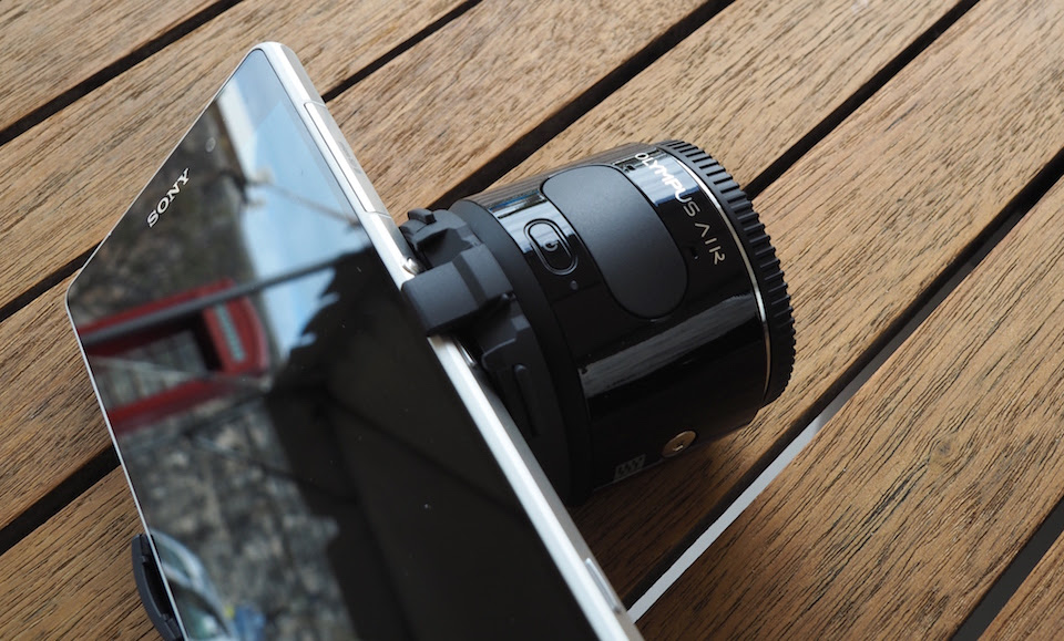 Olympus Air is a lens camera that pairs with your smartphone