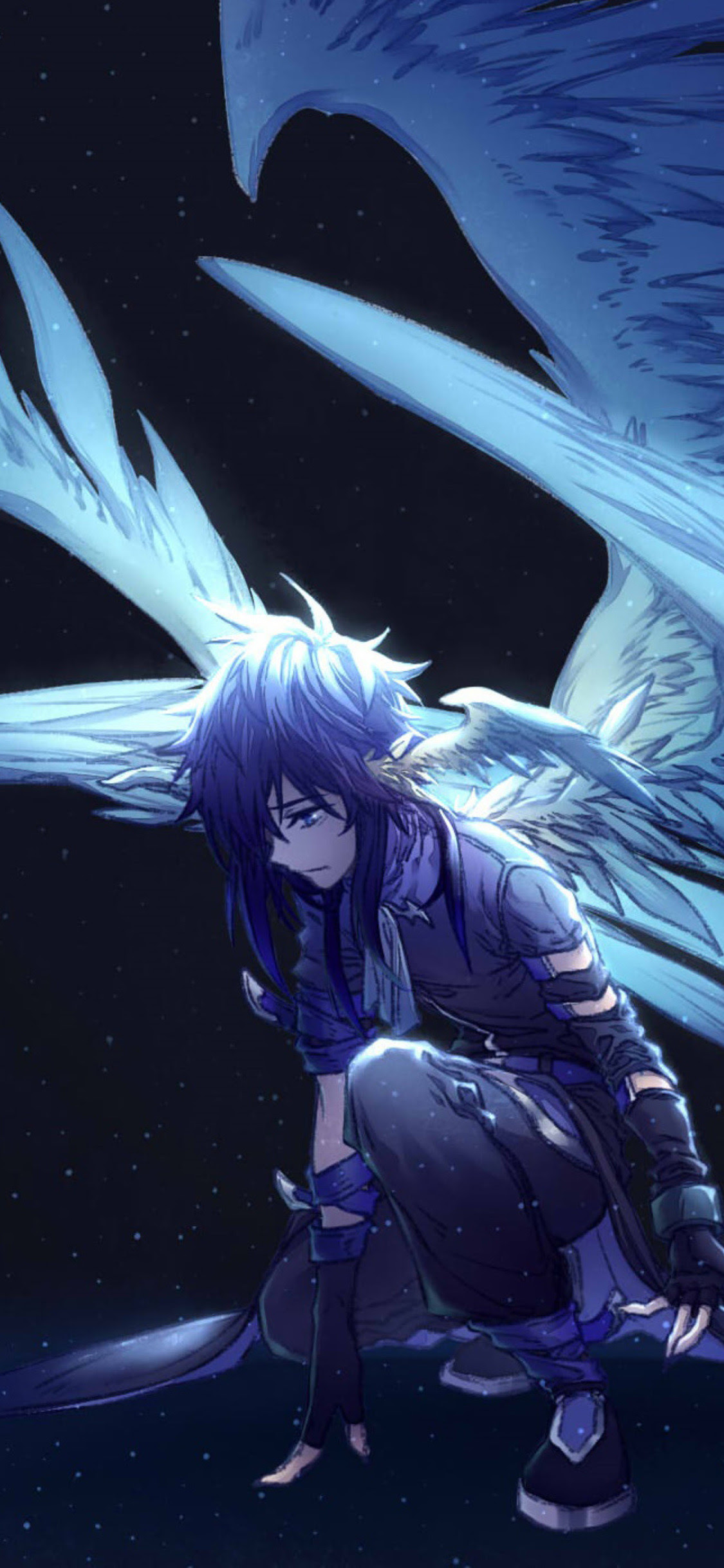 Anime Blue Iphone Wallpaper Orochi Wallpaper