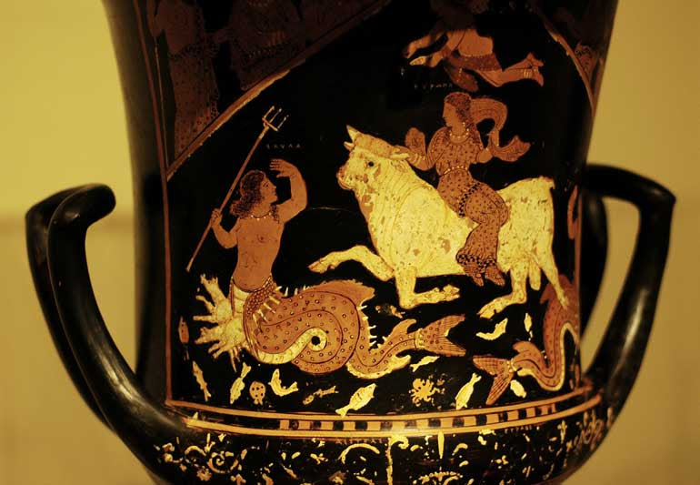One day scylla was walking on the beach. Scylla And Europa