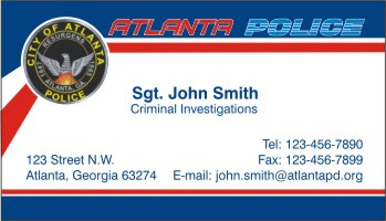 As one of the best printing companies in atlanta, you can be confident your order will be. Policebusinesscards Com Display Business Cards