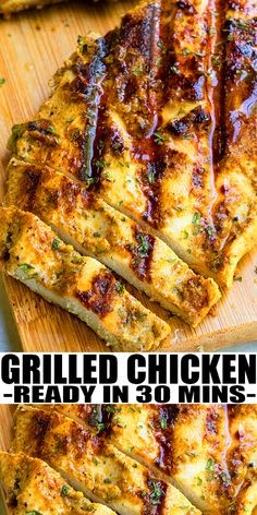 GRILLED CHICKEN BREAST RECIPE- Healthy, quick and easy ...