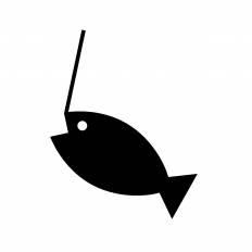 無料イラスト画像 最新魚 シルエット イラスト フリー