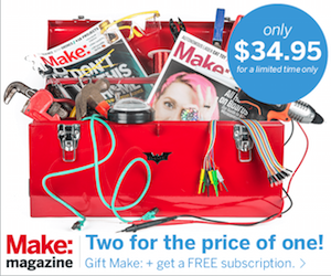 Give the gift of Make: magazine