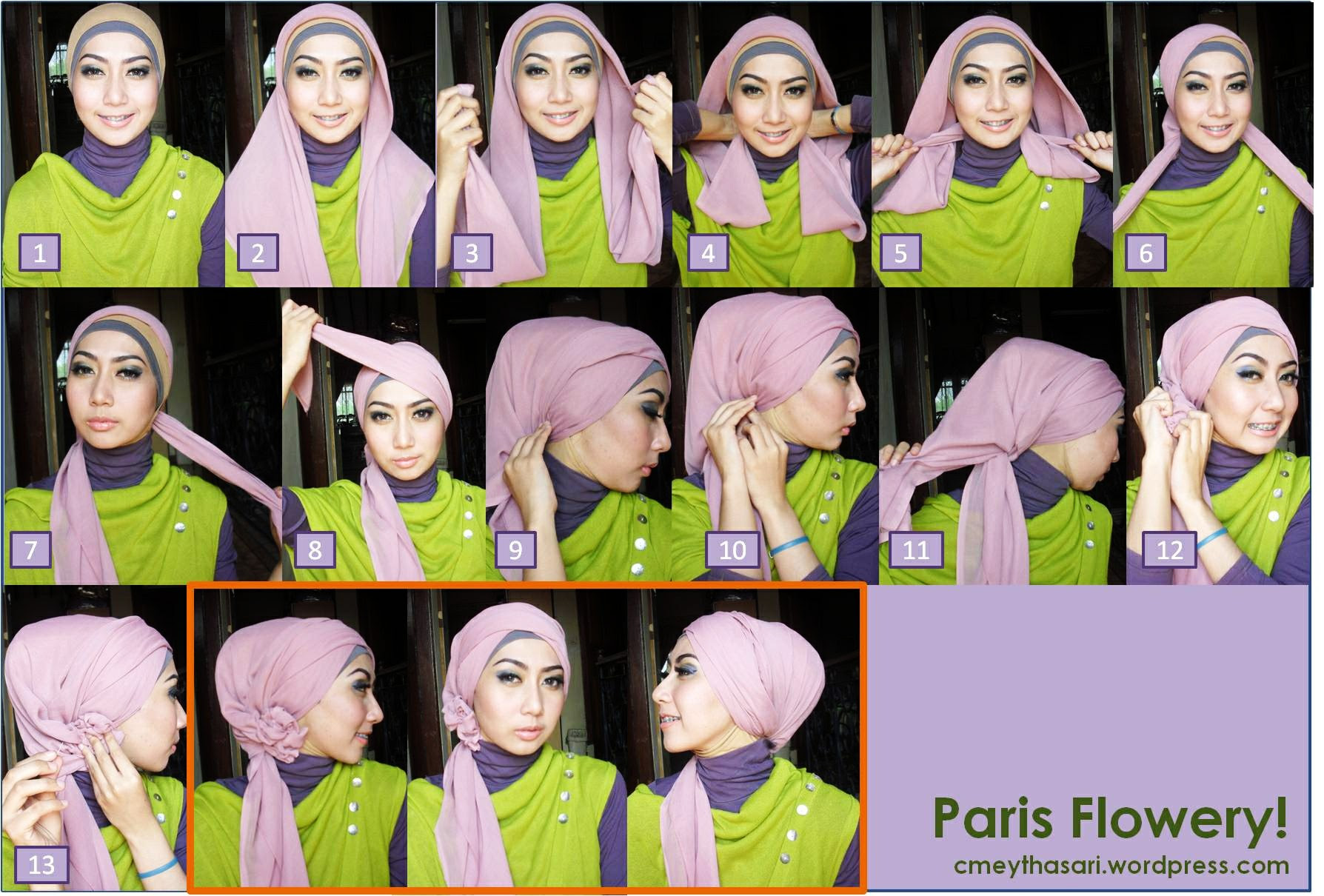 18 Tutorial Hijab Indonesia Paris Acara Formal Tutorial Hijab Indonesia Terbaru