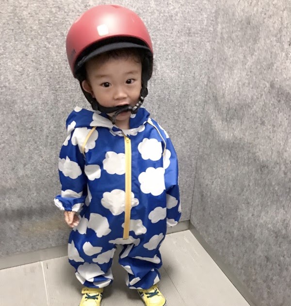 雨 の 日 保育園 自転車 レイン コート