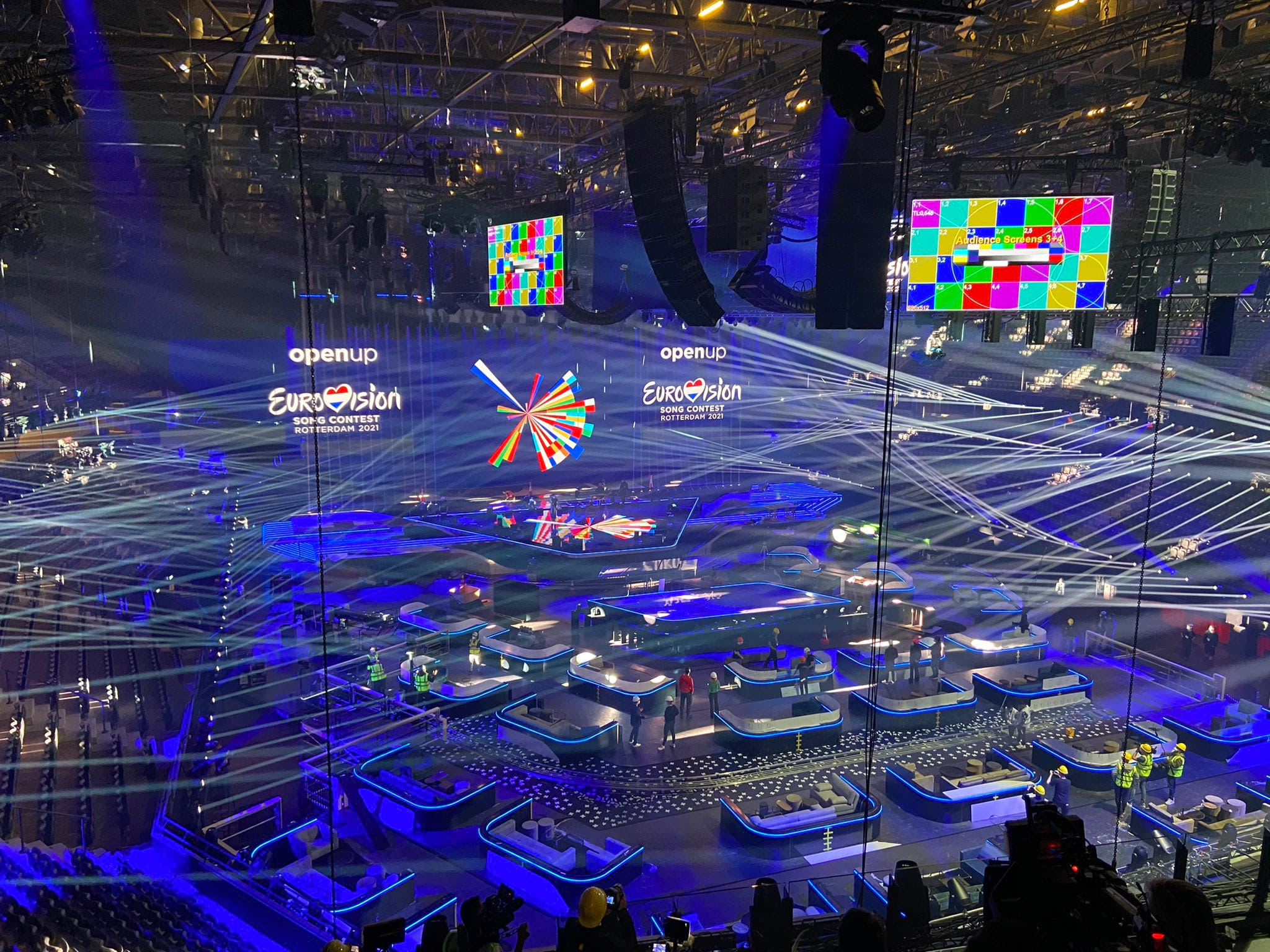 Последние твиты от eurovision song contest (@eurovision). Eurovision 2021 The Stage In Lit And In Full Action